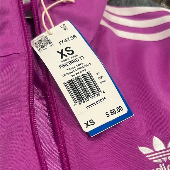 Adidas women’s Vibrant Purple Jacket - Picture 2 of 5